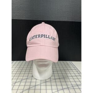 NWT Caterpillar Baseball Cap Hat Pink Machinery Equipment Womens Tractors Slider